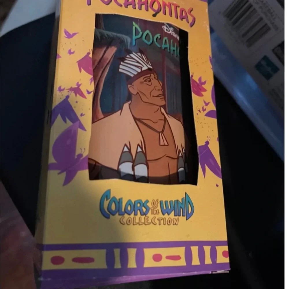 4 Vintage Disney Burger King Pocahontas Colors Of The Wind Glasses 1994